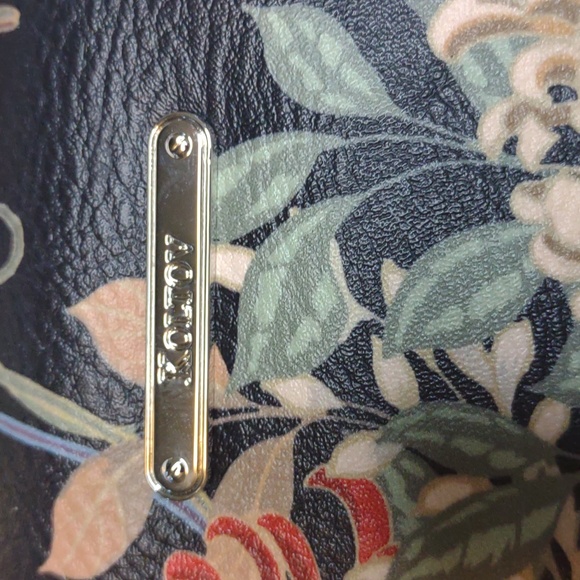 😺KOLTOV Abby Tote in Black & Saddle New Bag - Picture 9 of 15